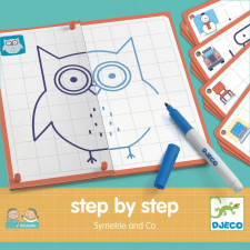 DJECO Eduludo játék Szimmetria rajzolása lépésről lépésre kreatív és készségfejlesztő