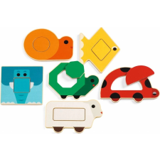 Djeco fából készült párosító puzzle állatokkal puzzle, kirakós
