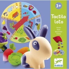 DJECO Fejlesztő társasjáték - Tapintható képeslottó - Tactilo lotto, farm- DJECO társasjáték