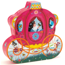 DJECO Formadobozos puzzle - Elise hintója - Elise Carriage- DJECO puzzle, kirakós