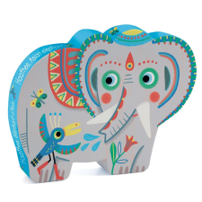  Djeco Formadobozos puzzle - Haathee, Asian elephant - 24pcs puzzle, kirakós