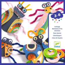 DJECO Fűzős játék - MegLepkés - Yarn bugs - Djeco kreatív és készségfejlesztő