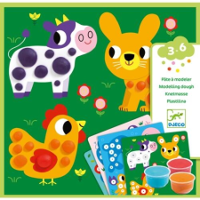 DJECO Gyurmaformázós képkészítés - Gyurma gombok - Dough circles Djeco kreatív és készségfejlesztő