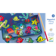 DJECO Horgász játék - Színes horgászat - Coloured fishing- DJECO kreatív és készségfejlesztő