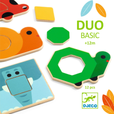DJECO Képkirakó - Kettős játék - DuoBasic puzzle, kirakós