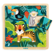  Djeco Képkirakó, puzzle - Dzsungel puzzle - Puzzlo Jungle kreatív és készségfejlesztő