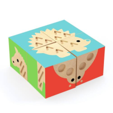 DJECO Kockakirakó - Tapintható - TouchBasic puzzle, kirakós