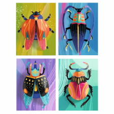 DJECO Kreatív játék Glowing insects, Djeco kreatív és készségfejlesztő