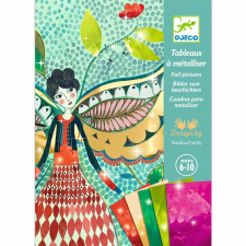 DJECO Kreatív műhely fém fóliákkal Firefly Fairy, Djeco kreatív és készségfejlesztő