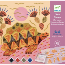 DJECO Kreatív nyomdakészlet - Minták és állatok - Patterns and animals DJECO kreatív és készségfejlesztő