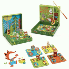 DJECO Ludo Wood - Erdei állatok játékgyűjtemény 2 éves kortól DJ01628 társasjáték