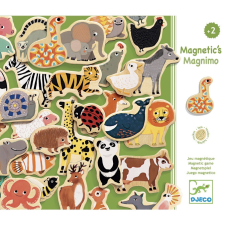 DJECO Mágneses kirakó - Vonzó állatfigurák puzzle, kirakós