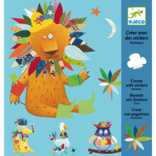 DJECO Matricázó képkészítés - Alkoss állatokat! - Create animals- DJECO gyermek- és ifjúsági könyv