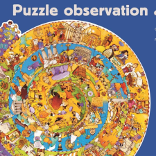 DJECO Megfigyelő rejtvény Evolution, Djeco puzzle, kirakós