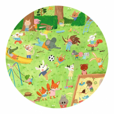 DJECO Megfigyelő rejtvény Little Friends' Garden, Djeco puzzle, kirakós