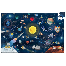 Djeco Megfigyeltető puzzle - A világűr, 200 db-os - The space + booklet játékfigura
