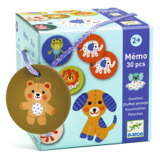 DJECO Memo- 30db-os memóriajáték állatokkal Djeco kreatív és készségfejlesztő