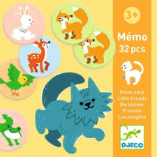 DJECO Memóriajáték - Kis barátok - Memo Little friends - Djeco társasjáték