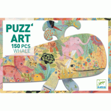 DJECO Művész puzzle - Bálna - Whale DJECO puzzle, kirakós