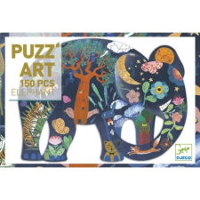 DJECO Művész puzzle - Elefánt, 150 db-os- DJECO puzzle, kirakós