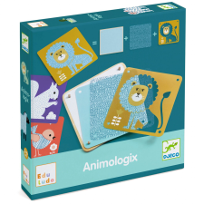 DJECO Oktatójáték Animologix, Djeco, +3 év, tarka kreatív és készségfejlesztő