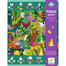DJECO óriás puzzle, Erdei kalandok puzzle, kirakós