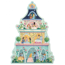DJECO Óriás puzzle Princess Castle, Djeco puzzle, kirakós