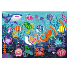 DJECO Óriás puzzle - Tengerlakók, 24+8 db-os - Taktilo sea puzzle, kirakós