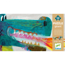 DJECO Óriás rejtvény Leon, a sárkány, Djeco puzzle, kirakós