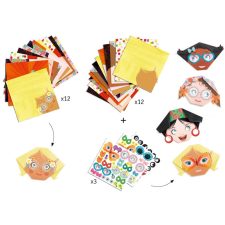 Djeco Origami - Kedves arcok - Pretty faces kreatív és készségfejlesztő