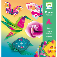  Djeco Origami - Trópusokon - Tropics kreatív és készségfejlesztő