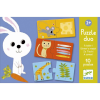 DJECO Párosító puzzle-Ki mit szeret?- 12 db-os - Djeco