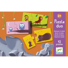  Djeco Párosító puzzle - Mama-baba puzzle, kirakós