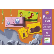 DJECO Párosító puzzle - Mama-baba - Mom and baby- DJECO puzzle, kirakós