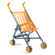 Djeco: Pomea Babakocsi - Napos, 54 cm - Stroller Sunshine - 54 cm játék babakocsi
