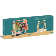 DJECO : Pomea Nagy ruhafogas 3 vállfával - Large clothes rack, 3 hangers kreatív és készségfejlesztő