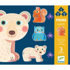 DJECO Puzzle a legkisebbeknek - Az erdőben (3070900071438) puzzle, kirakós