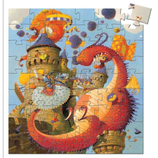DJECO Puzzle A lovag és a sárkány, Djeco puzzle, kirakós