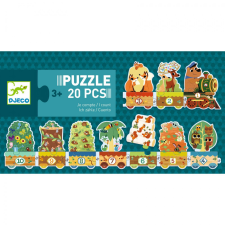  Djeco Sorozatkirakó puzzle - 10-ig számolok, 20 db-os - I count játékfigura