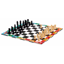 DJECO Társasjáték klasszikus - Sakk, Kínai sakk és Dáma - Chess+Checkers- DJECO társasjáték