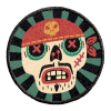 DJECO Tolltartó két rekesszel - Koponya - Skull pencil case