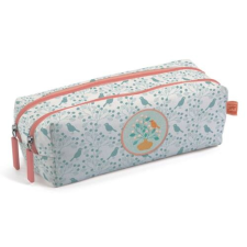 DJECO Tolltartó két rekesszel - Madárka - Romantic pencil case - Djeco tolltartó