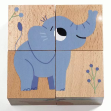 DJECO Vadállatok mesekocka - Wild & Co puzzle, kirakós