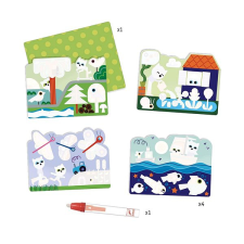 DJECO Vízfesték Macskaörömök kreatív és készségfejlesztő