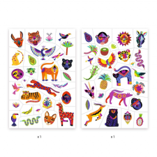 DJECO Wild Beauty Tetoválások, Djeco csillámtetoválás