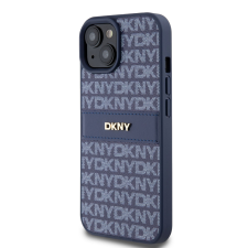 DKNY Apple iPhone 15 DKNY DKHCP15SPRTHSLB Hátlap - Kék tok és táska
