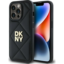 DKNY DKHCP14XPQDSLK Quilted Stack Logo Tok iPhone 14 Pro Max - Fekete (DKHCP14XPQDSLK) tok és táska