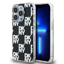 DKNY DKHCP15XHDLCEK IML Checkered Mono Pattern tok iPhone 15 Pro Max - fekete tok és táska
