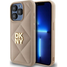 DKNY DKHCP15XPQDSLE Quilted Stack Logo Tok iPhone 15 Pro Max - Bézs (DKHCP15XPQDSLE) tok és táska