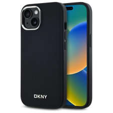 DKNY DKHMP15MPSCMCLK Plain Logo MagSafe-kompatibilis keménytok iPhone 15 Plus - fekete tok és táska